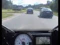 Motoqueiro chutado!