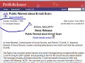 Social Security Administration: an Unsuspecting Public