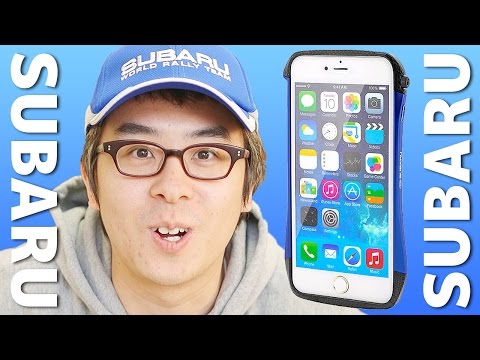 【15,000円のiPhone用バンパー!】スバルのiPhone 6 Plus用バンパー買ってみた。 / SUBARU カーボン×アルミ HYBRID バンパー