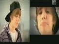 Justin Bieber beatboxing.