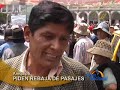 Protesta en Arequipa por alza de pasajes y productos básicos