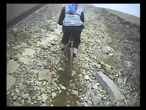 Mountain biking up & down Mount Snowdon