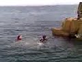 Jumping off rocks Jumping off rocks