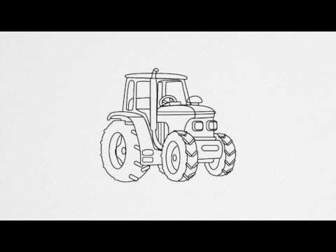 how to draw jcb step by step