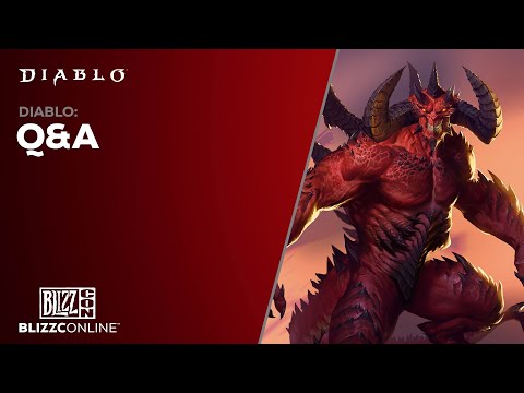 BlizzConline 2021 - Diablo Q&A