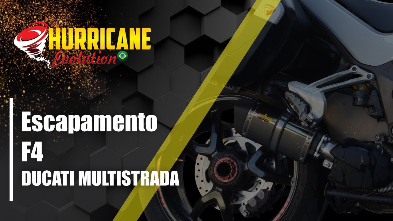 Capa do vídeo  Escapamento F4 Evolution - Ducati Multistrada S 2015 a 2019