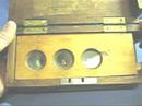 Fascinating Civil War era Wooden Box Counter G. Westinghouse