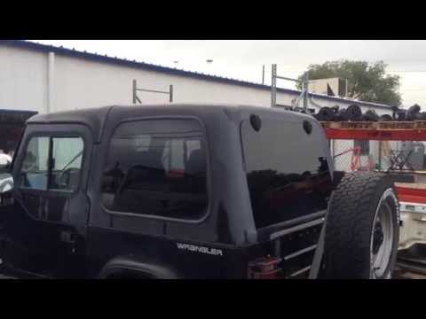 how to paint a yj hardtop