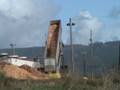 Dumping wood chips