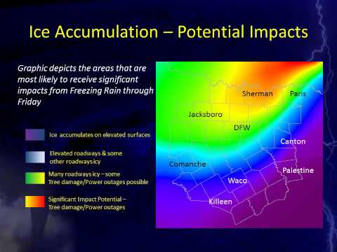 winter - Weather briefing from the National Weather Service office in Fort Worth. Significant ice storm possible in the DFW Metroplex and Red River Counties Thursday ...