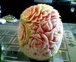 watermelon carving pepeni sculptati by Tiron Gabi [ROMANIA]