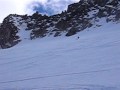 esquiando el glaciar de la Maladeta
