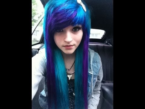 how to dye multi colored hair