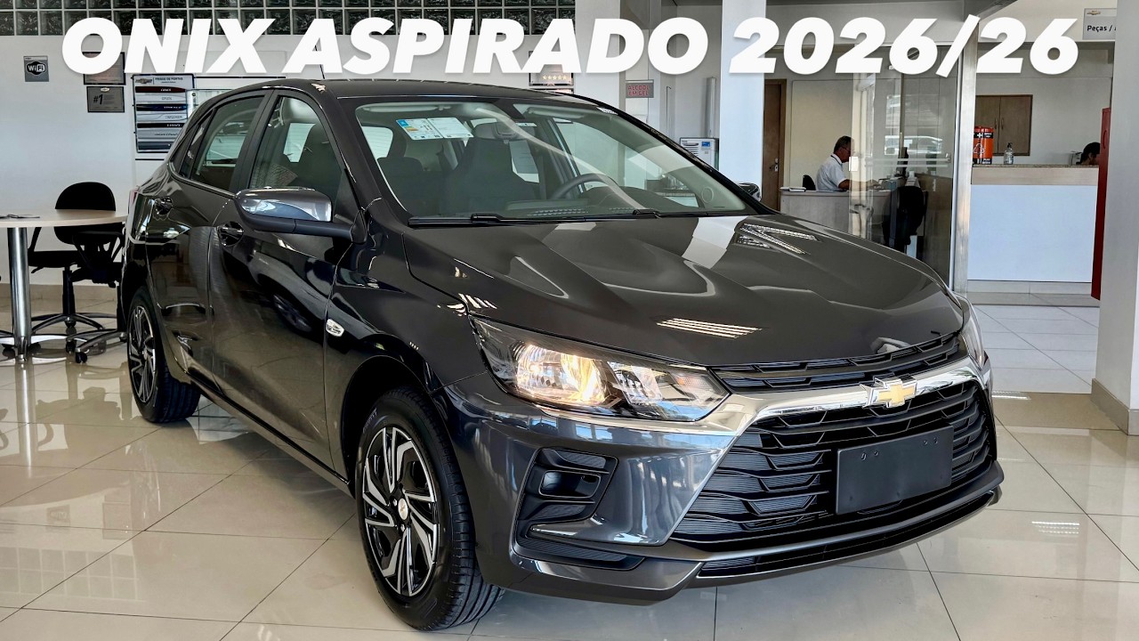 AVALIAÇÃO NOVO ONIX ASPIRADO 2026/26 - MAIS BARATO E MAIS COMPLETO QUE POLO TRACK!!