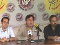Coalición Bolivariana Rueda de Prensa VdP 3/12/08
