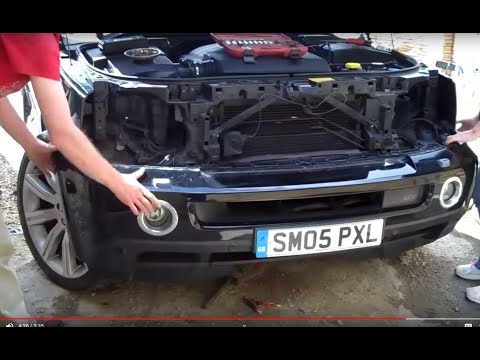 Range Rover Sport Upgrade Part 2 Remove the front bumper
