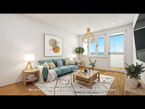 Video Prodej bytu 2+1 v osobním vlastnictví 61,8 m², Plzeň - Skvrňany
