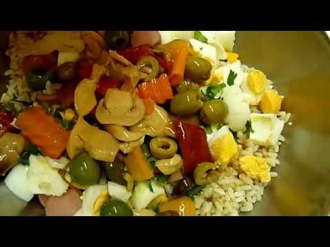 Салат из Риса Итальянский рецепт Insalata di Riso.