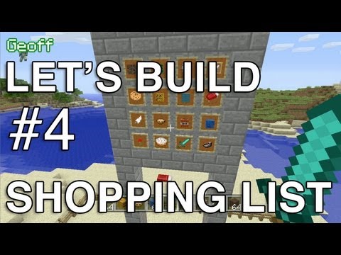 Let's Build in Minecraft with Gav and Geoff - Shopping List