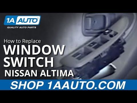 How To Install Replace Power Window Switch Nissan Altima 1998 1999 1AAuto.com