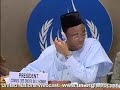 Altaf Hussain Wani at United Nations on Kashmir Issue