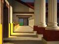 videos de 3D recontruction of a Roman villa Flythrough 4