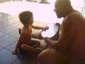 meu netinho iniciando no pagode
