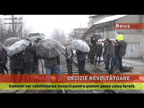Locuitorii din Beiuș, revoltați din cauza desființării unei treceri peste calea ferată