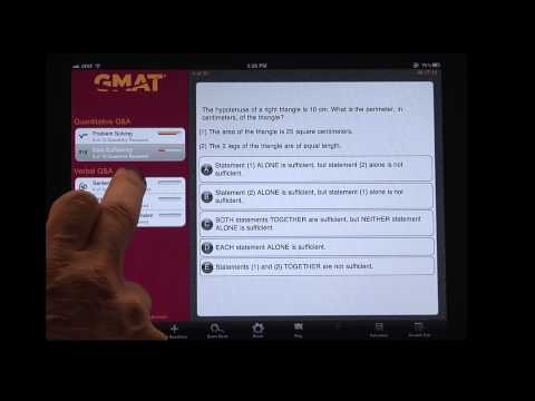 OfficialGMAT - Learn more about the Official GMAT App to help students study on the go. For more information please visit http://www.gmac.com/