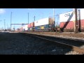 CSX Q190 Stack Train at Norristown, PA