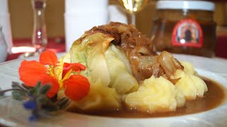 Krautwickel | Kohlroulade an Kartoffelstampf - das Gericht der Sächsischen Schweiz