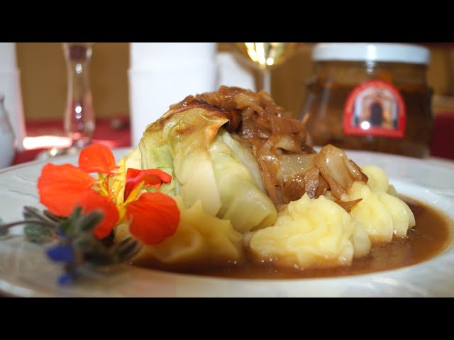 Krautwickel | Kohlroulade an Kartoffelstampf - das Gericht der Sächsischen Schweiz