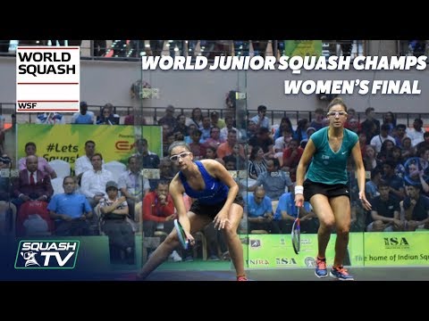 Elaraby v El Hammamy - WSF World Junior Squash Champs 2018 Women's Final