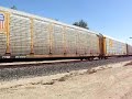 UP 8573 empty autoracks north UP 8573 empty autoracks north