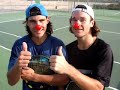 Funny tennis 2 Rafael Nadal Roger Federer ....