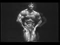 Bodybuilder Frank Zane - Mr Olympia posing
