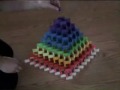 Rainbow Domino Pyramid