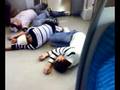 Pubblicità della geox sul treno