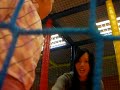 Natalie in the Jumping Gym Ball \"pit\"