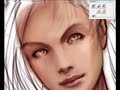 Painting the face Digital art Painting the face Digital art