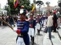 Ecuadorエクアドル　　---Quitoキト・大統領と兵士---