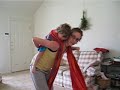 Rucksack / Tibetan carrying with wraparound baby carrier