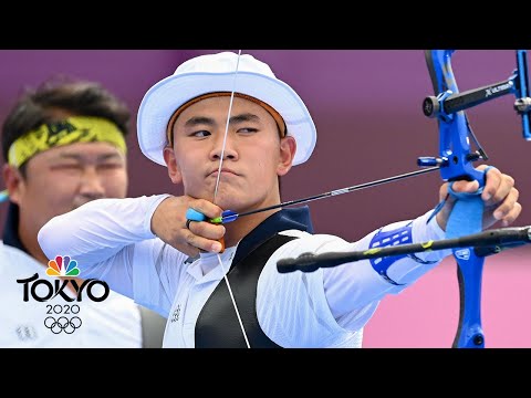South Korea defeats Japan in thrilling head-to-head archery shootout | Tokyo Olympics | NBC Sports
