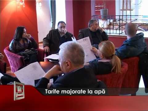 Tarife majorate la apă