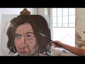 Painting: Completing an Expressionist Portrait : Expressionist Portrait Painting: Overworking
