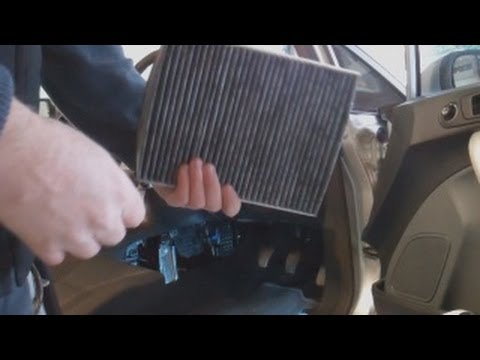 Ford Fiesta Mk7 (2008 on) Cabin Pollen Odour filter replacement
