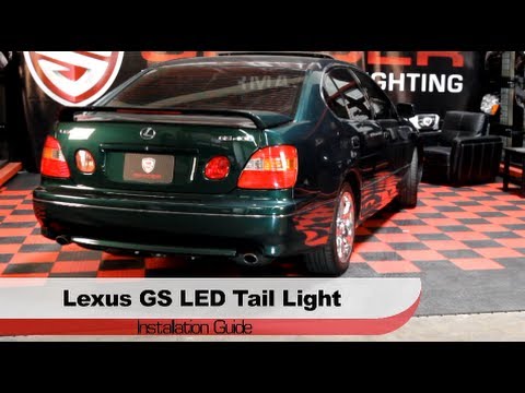 Spyder Auto Installation: 1998-2005 Lexus GS300/GS400 LED Tail Lights