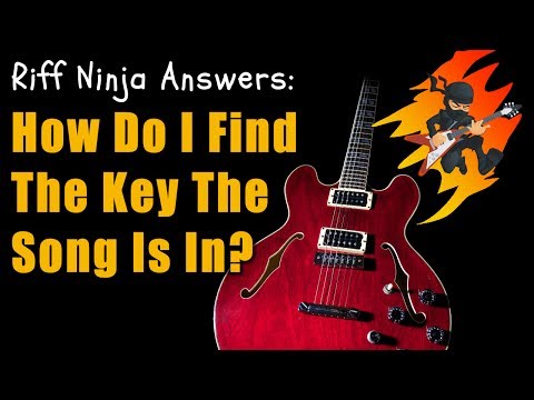 how to determine key of song