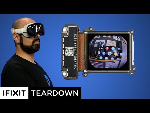 Apple Vision Pro teardown uncovers pixels the size of red blood cells