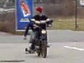 tree weelwr after moped